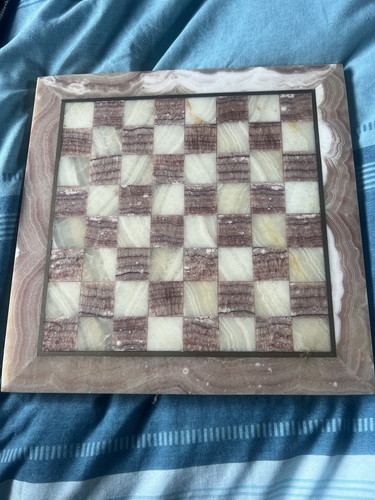 Marble folding chess board - marble,