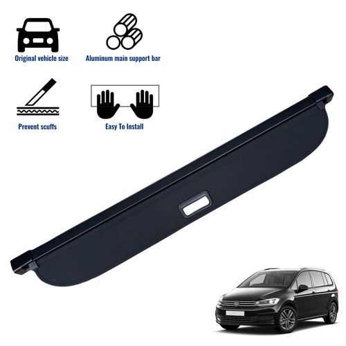 Retractable rear parcel shelf - rear,