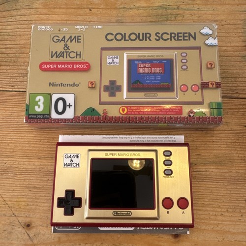 Nintendo game watch super - nintendo, watch: