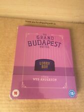 The Grand Budapest Hotel Zavvi UK Reg Free BLU RAY STEELBOOK New & Sealed