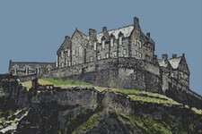 Edinburgh Castle rock Scotland
