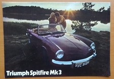 V33798 TRIUMPH SPITFIRE MK3 - CATALOGUE - 09/69 - A4 - FR