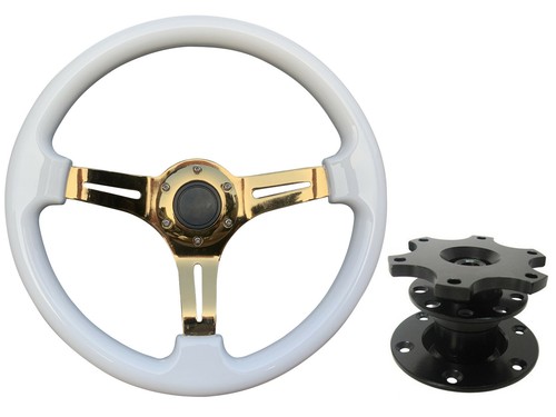 White gold steering wheel - ts, +