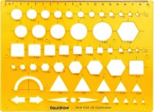 Liquidraw Circle Template Stencil Drawing Rulers Geometry Square Triangle Shapes