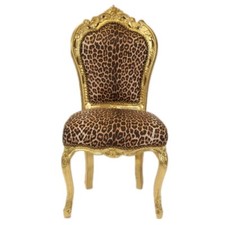 Baroque chair leopard - chair,