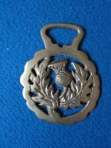 Vintage horse brass scottish - vintage,