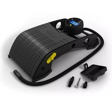 MICHELIN FOOT PUMP DOUBLE BARREL DIGITAL GUAGE 12203 INFLATOR CAR TYRES  **NEW**