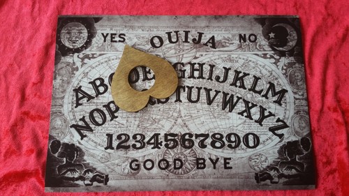 Wooden black ouija - ouija, board