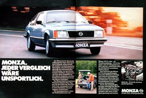 Opel monza original - monza, a,