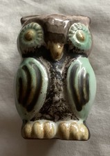 Studio Pottery Signed Owl