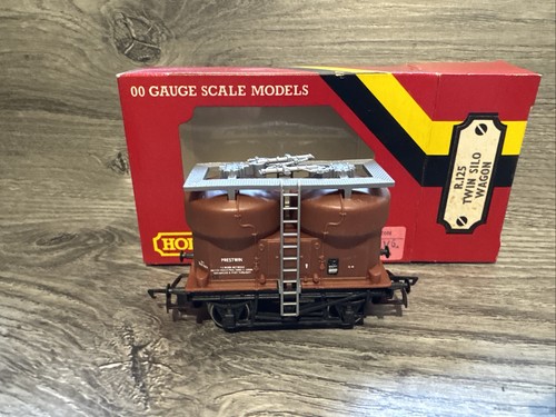 Hornby r125 twin silo wagon - silo, oo