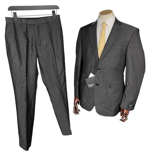 Gibson grey suit 40r - gibson,