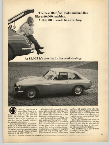 1966 mgb door - mgb/gt, 2