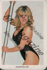 Samantha Fox Swimsuit 4"x3"
