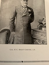 SUFFOLK 1906 Col Charles BAGOT-CHESTER - Henstead Hall Wangford & Southwold