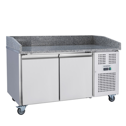 Bench fridge marble prep - fridge,