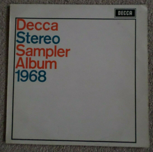 Decca sampler vinyl 1968 - decca,
