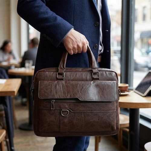 Mens briefcase satchel - mens,