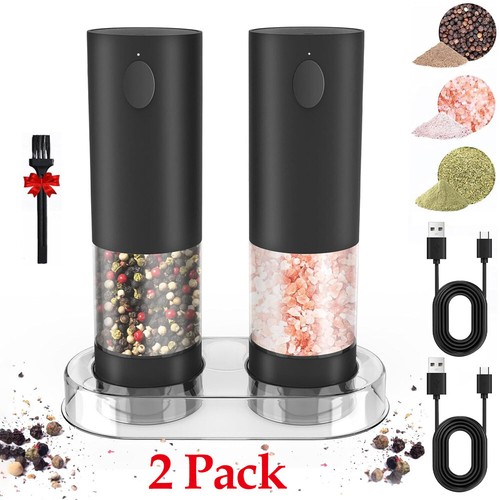 Electric salt and pepper - salt,
