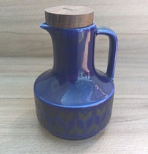 Vintage Blue Hornsea Heirloom Vinegar Jar