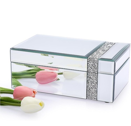 Mirrored jewellery box with - box,