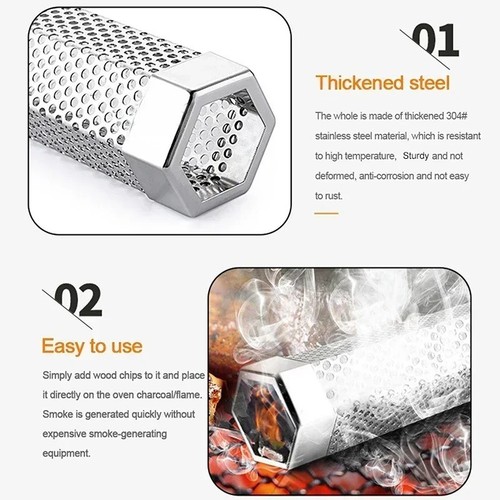 Heavy duty bbq smoker box - bbq,