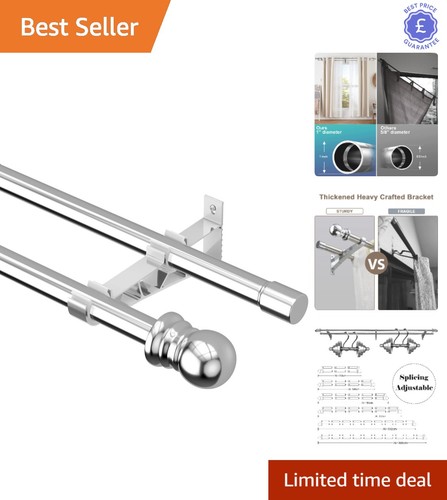 Elegant iron double - iron, curtain