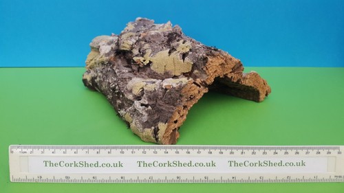 Cork bark reptile hide cave - hide,