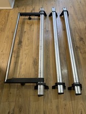 Vanguard 3 ULTI Bar Roof Rack Set With Rear Roller for Vauxhall Combo 