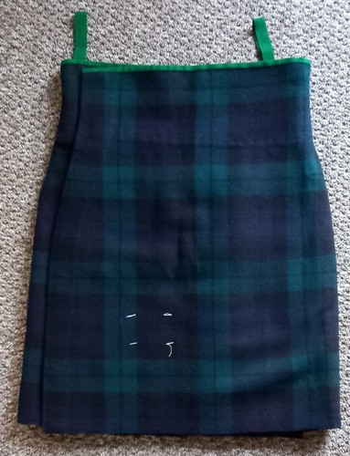 Black watch tartan kilt 1949 - watch,