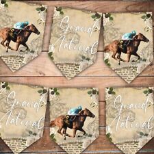 Grand national bunting,horse