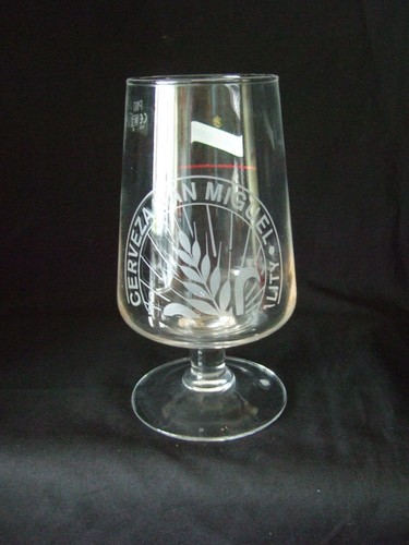 San miguel etched - etched, glass
