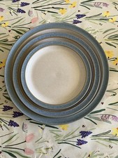 Denby Elements Blue Plate Set