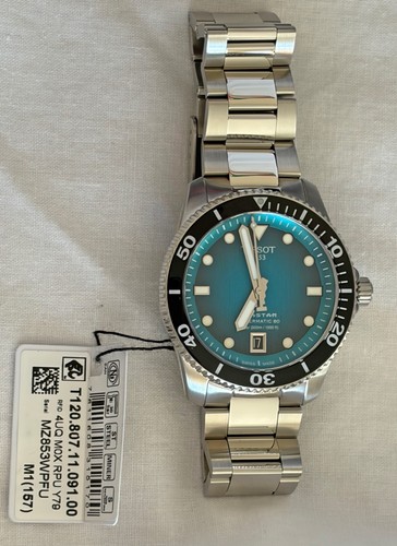 Tissot turquoise seastar - tissot, mens