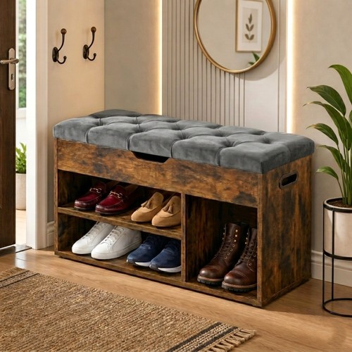 Ottoman shoe storage bench - shoe,