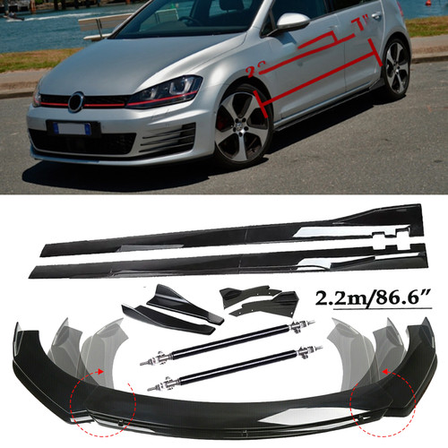 Front bumper lip splitter - bumper,