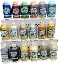Marathon Metallic Embroidery Machine Thread 1000m spool selection of colours