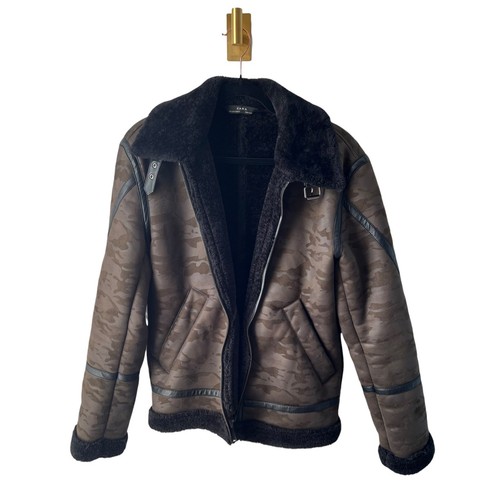 Zara aviator jacket camo - zara,