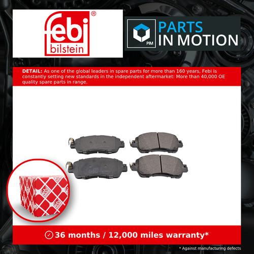 Brake pads set fits - brake, mazda