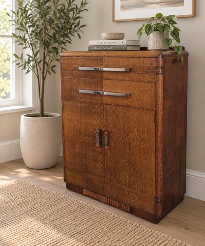 Vintage art deco oak - art,