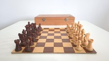 Lardy chess set Nice 1974 Olympic chess games - STAMPED case