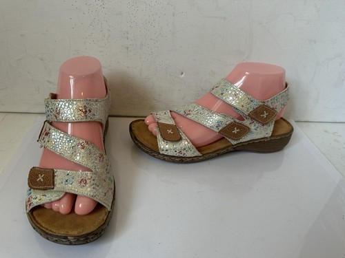 Pavers comfy leather sandals - pavers,