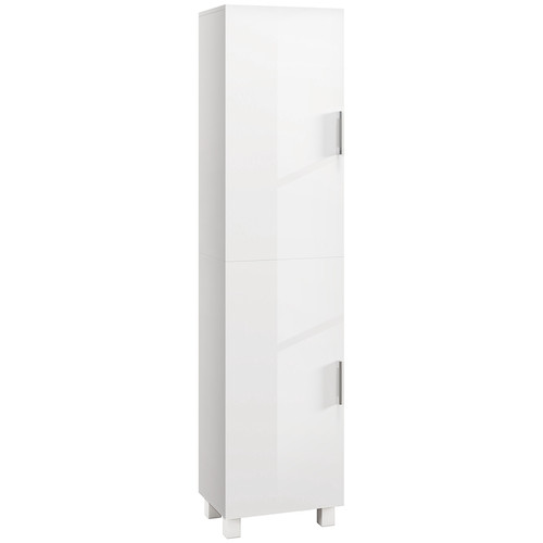 Tall storage cabinet white - white, mdf