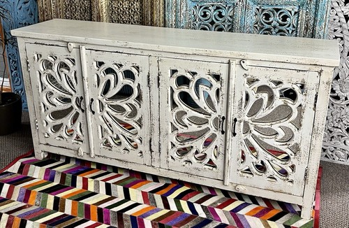 Solid mango wood sideboard