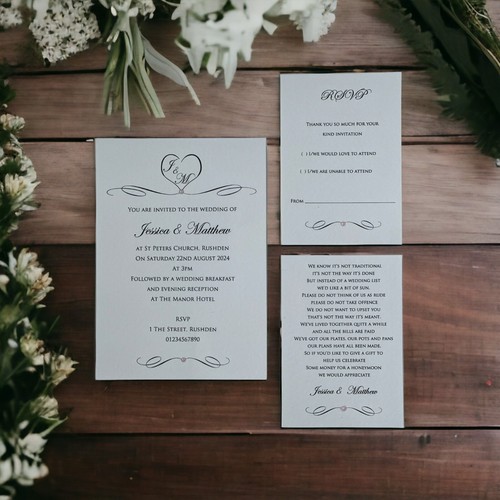 Wedding invitations evening - invitations,