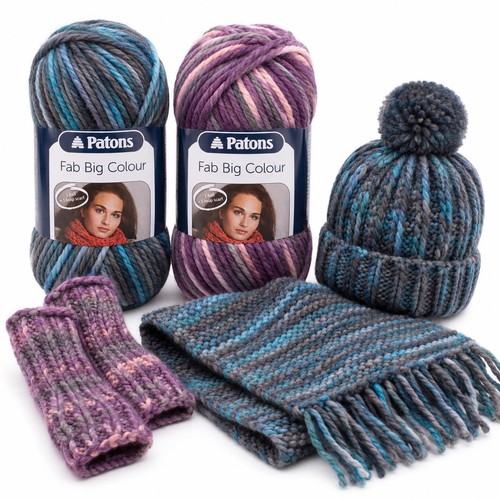Patons fab big - colour, yarn
