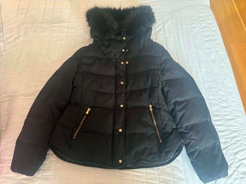 Zara padded faux - padded, fur
