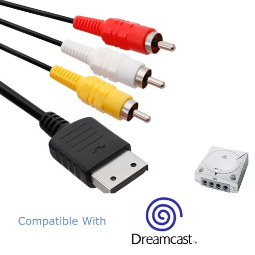 Sega dreamcast console rca - console,