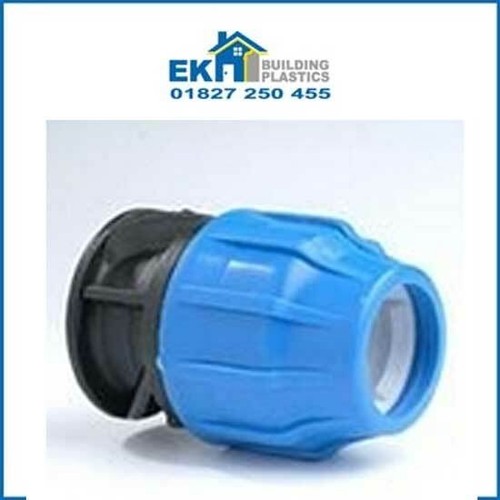 Mdpe fitting blue pipe water - blue,