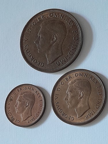 1938 penny halfpenny and - 1938, penny,